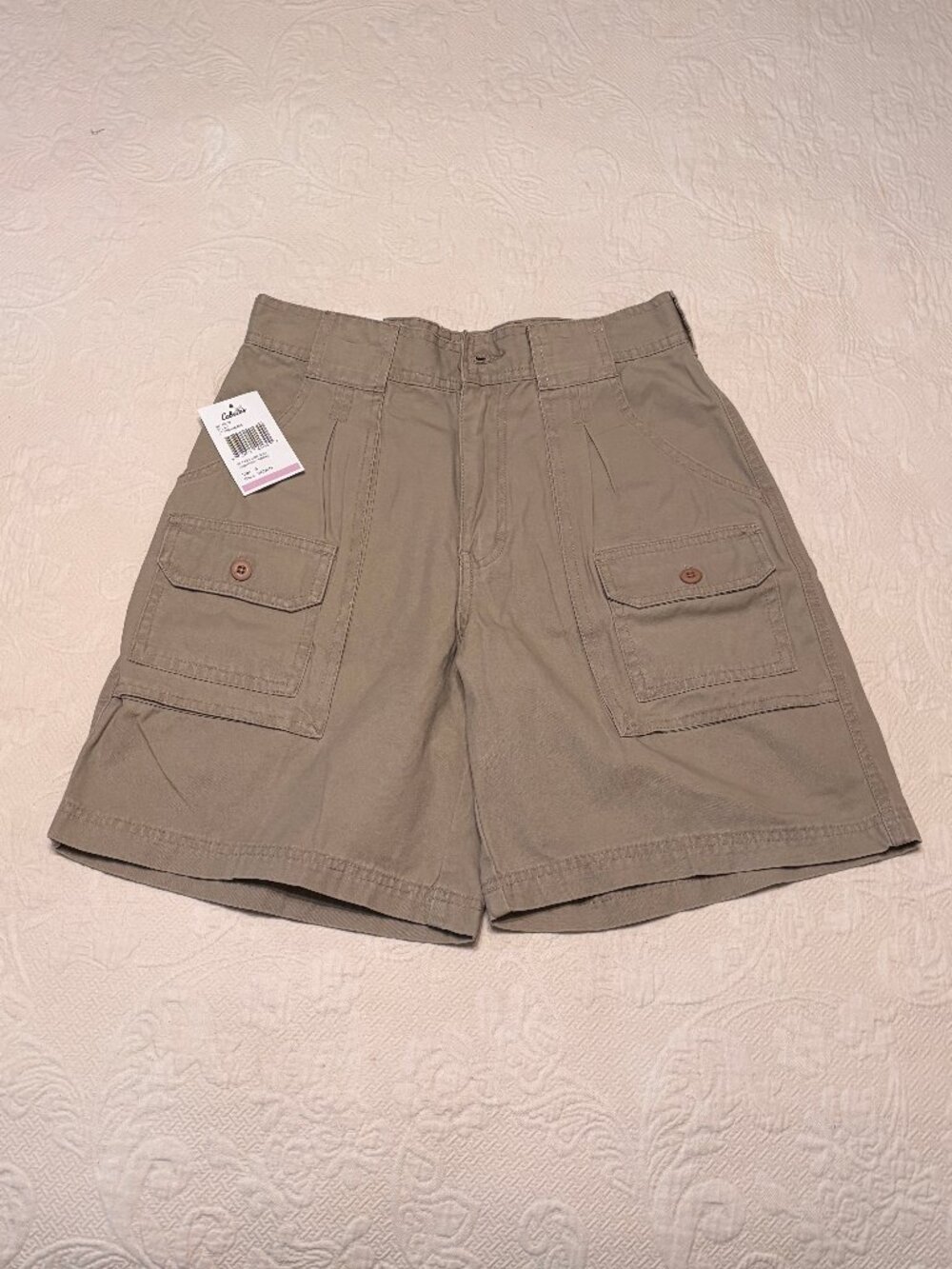 Cabela’s 7-Pocket Hiker Cargo Shorts Women’s 6 100% Cotton khaki – 1 NWT